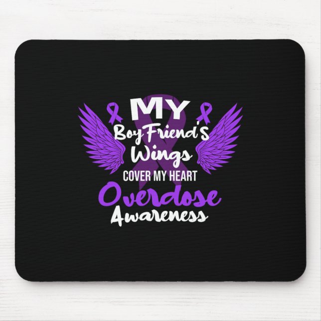 Mousepad Termine com a Consciência do Overdose As Asas do M (Frente)