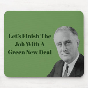 Mousepad Termine o novo contrato do verde do trabalho