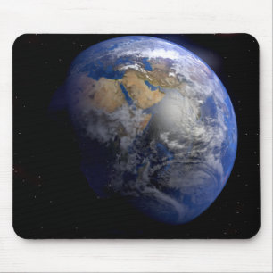 Mousepad Terra Azul do Espaço Inspiracional