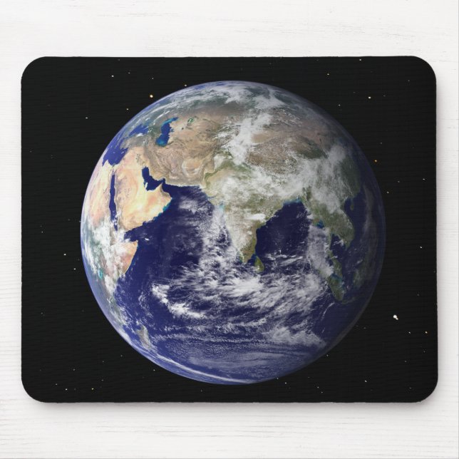 Mousepad Terra cheio mostrando Europa e Ásia 2 (Frente)