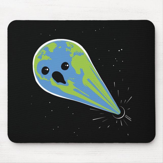 Mousepad Terra contra o buraco negro (Frente)