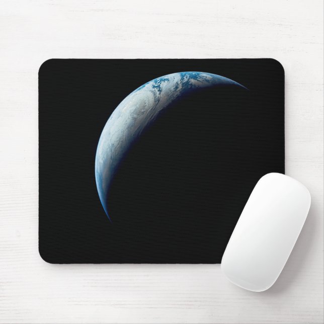 Mousepad Terra Crescente Tirada Da Missão Apollo 4. 2 (Com mouse)