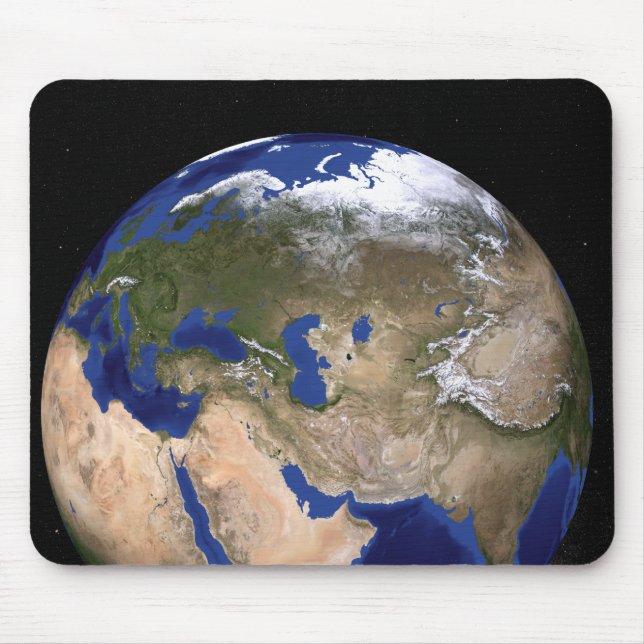 Mousepad Terra da próxima geração do Mármore Azul (Frente)