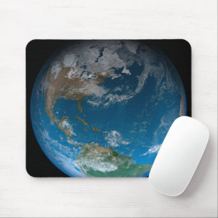 Mousepad Terra De cheio Com A América Do Norte E Do Sul.