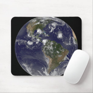 Mousepad Terra De cheio Mostrando Tempestades Tropicais No 