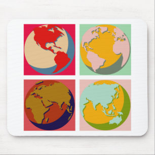 Mousepad Terra do pop art