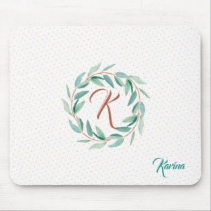 Mousepad Terra dos Leafs Eucaliptos Verde Moderno