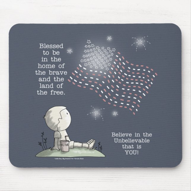 Mousepad Terra dos livres (Frente)