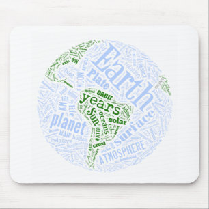 Mousepad Terra em Tagxedo