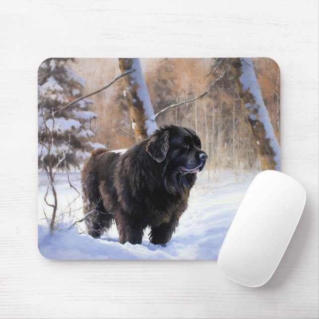 Mousepad Terra Nova Deixe-o nevar Natal (Com mouse)