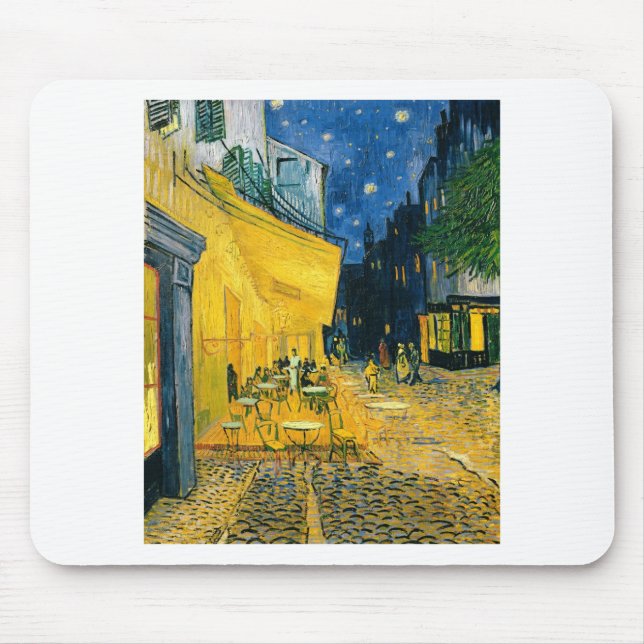 Mousepad Terraço do café de Vincent van Gogh |, Lugar du (Frente)
