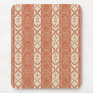 Mousepad Terracotta Creme Moderno Minimalista Listra Boho