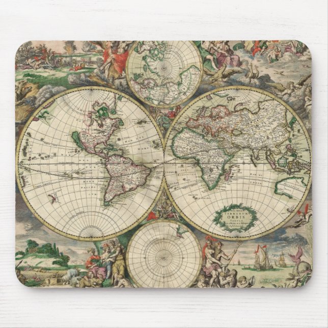 Mousepad Terrarum Orbis Tabula (Frente)