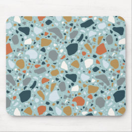 Mousepad Terrazzo Em Azul