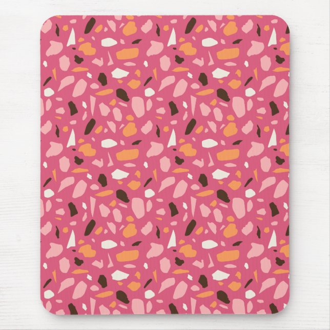 Mousepad Terrazzo Pink (Frente)