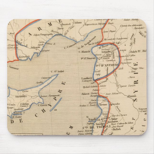 Mousepad Terre Sainte depuis la deuxieme croisade (Frente)