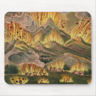 Mousepad Terremoto e erupção da montanha de Asama-y