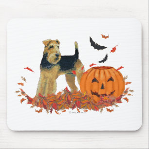 Mousepad Terrier de Halloween