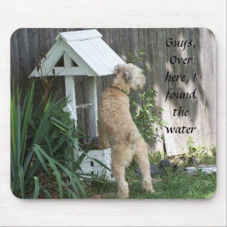 Mousepad Terrier Wheaten brandamente revestido no desejo