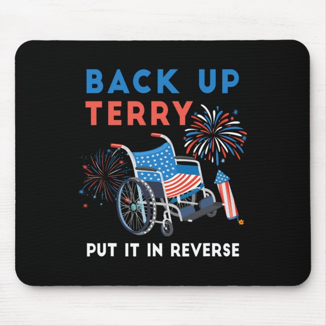 Mousepad Terry De Backup Colocou-O No Fogos De Artifício In (Frente)