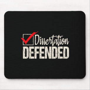 Mousepad Tese defendida - graduado phd ph.d.