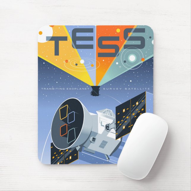 Mousepad Tess Space Telescope Poster. (Com mouse)