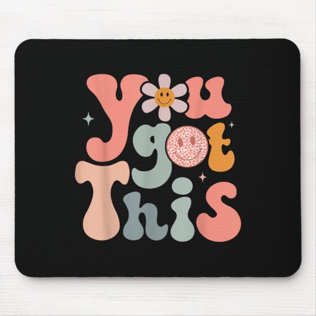 Mousepad Test Day Teacher Shirt Motivational Testing Day St (Frente)
