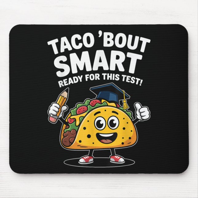 Mousepad Test Day Teacher Shirt Motivational Testing Day Ta (Frente)