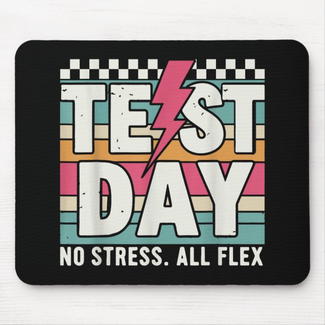 Mousepad Teste de Estado do Estado do Professor Dia sem Est (Frente)