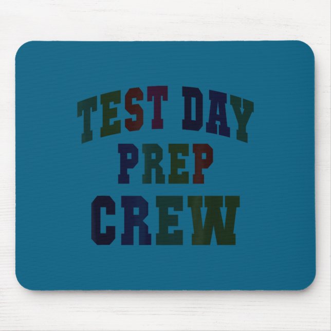Mousepad teste de humor dia de preparação tripulação bruh c (Frente)