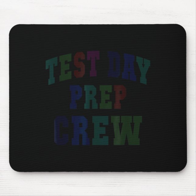 Mousepad teste de humor dia de preparação tripulação bruh c (Frente)