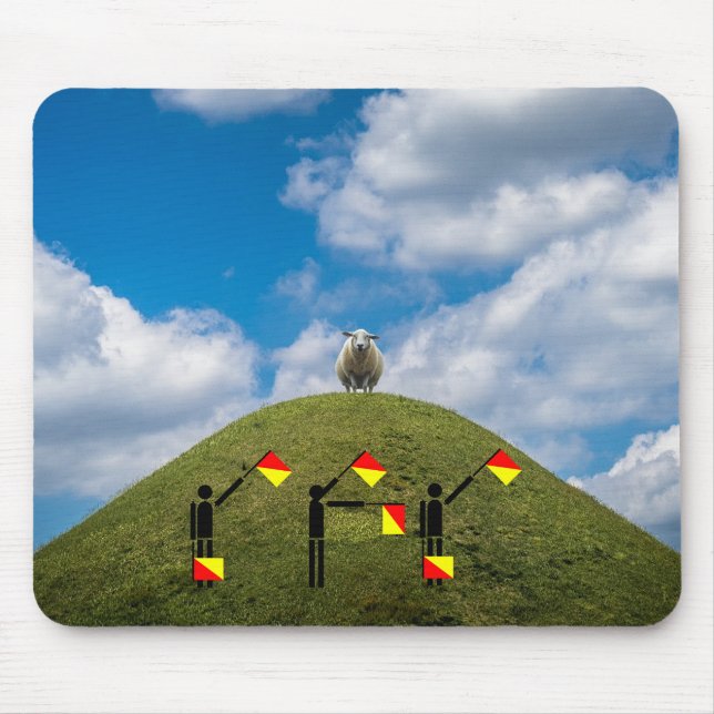 Mousepad Teste de Semáforo de Sinalizador - Ewe (Frente)