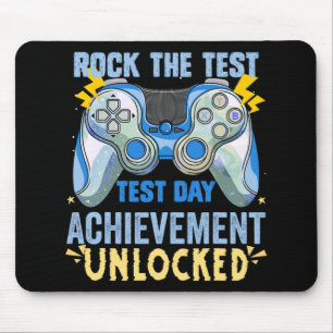 Mousepad Teste de Staar Exam Gamer Rock The Test 20 de maio