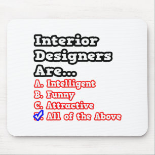 Mousepad Teste do Designer Interior...Piada