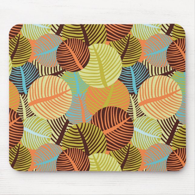 Mousepad Teste padrão abstrato (Frente)
