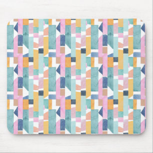 Mousepad Teste padrão abstrato da forma da aguarela