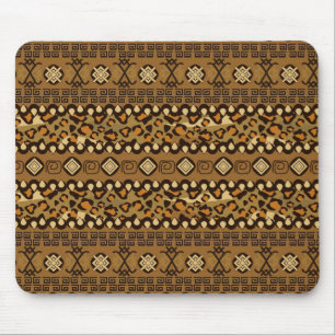 Mousepad Teste padrão africano da pele da chita