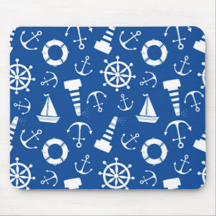 Mousepad Teste padrão azul do mar