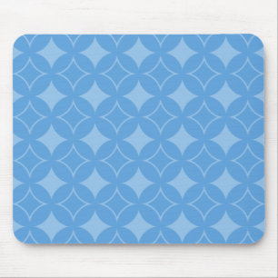 Mousepad Teste padrão azul manhoso do shippo