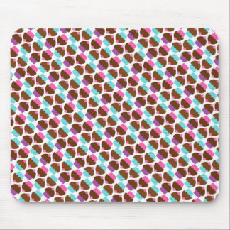 Mousepad Teste padrão bonito do cupcake