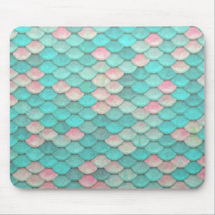Mousepad Teste padrão brilhante do efeito de escalas dos
