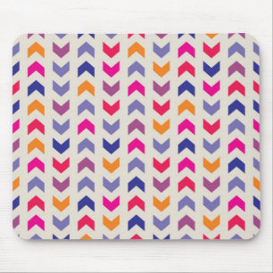 Mousepad Teste padrão colorido asteca de Chevron