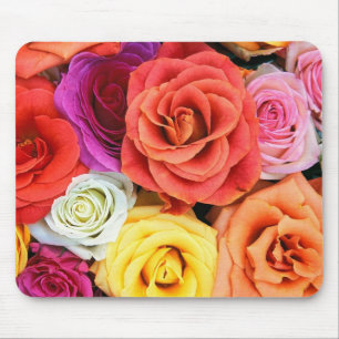 Mousepad Teste padrão colorido dos rosas