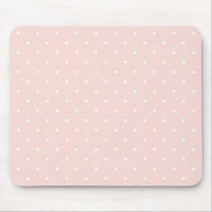 Mousepad Teste padrão com bolinhas brancas