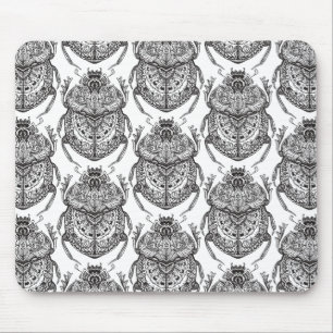 Mousepad Teste padrão com Doodle da mão