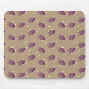 Mousepad teste padrão com peixes