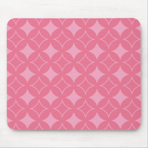 Mousepad Teste padrão cor-de-rosa do shippo