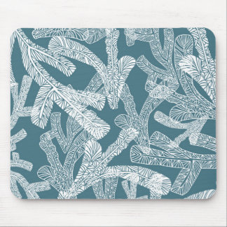 Mousepad Teste padrão coral detalhado