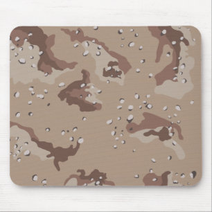 Mousepad Teste padrão da camuflagem de Camo do deserto