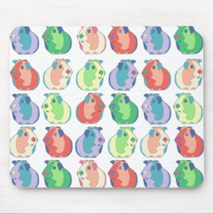 Mousepad Teste padrão da cobaia do pop art
